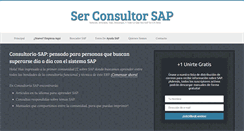 Desktop Screenshot of consultoria-sap.com